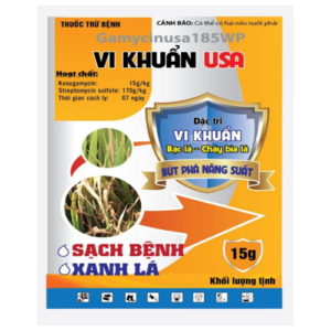 Thuốc trừ bệnh GAMYCINUSA 185WP hiệu Vi khuẩn USA