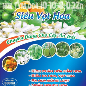 Phân NPK TYM 004 10-10-8 Siêu Vọt Hoa A