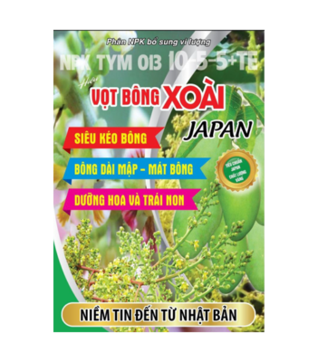 Phân bón NPK TYM 013 10-5-5 Vọt bông xoài Web