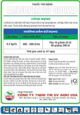 Thuốc trừ bệnh AmisuperTop 500WP hieu NATI USA Nano 500