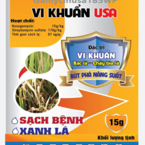 Thuốc trừ bệnh GAMYCINUSA 185WP hiệu Vi khuẩn USA