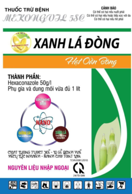 Thuốc trừ bệnh MEKONGVIL 5SC Xanh Lá Đòng Hạt Oằn Bông