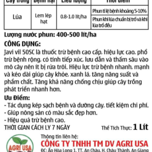 Thuốc trừ bệnh MEKONGVIL 5SC Xanh Lá Đòng Hạt Oằn Bông B