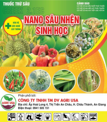 Thuốc trừ sâu GREEK 2.1EC hiệu Nano Sâu Nhện Sinh học - Công ty Agri Usa 